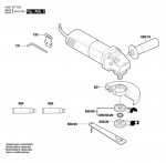 Bosch 0 601 377 5A3 Gws 850 C Angle Grinder 230 V / Eu Spare Parts